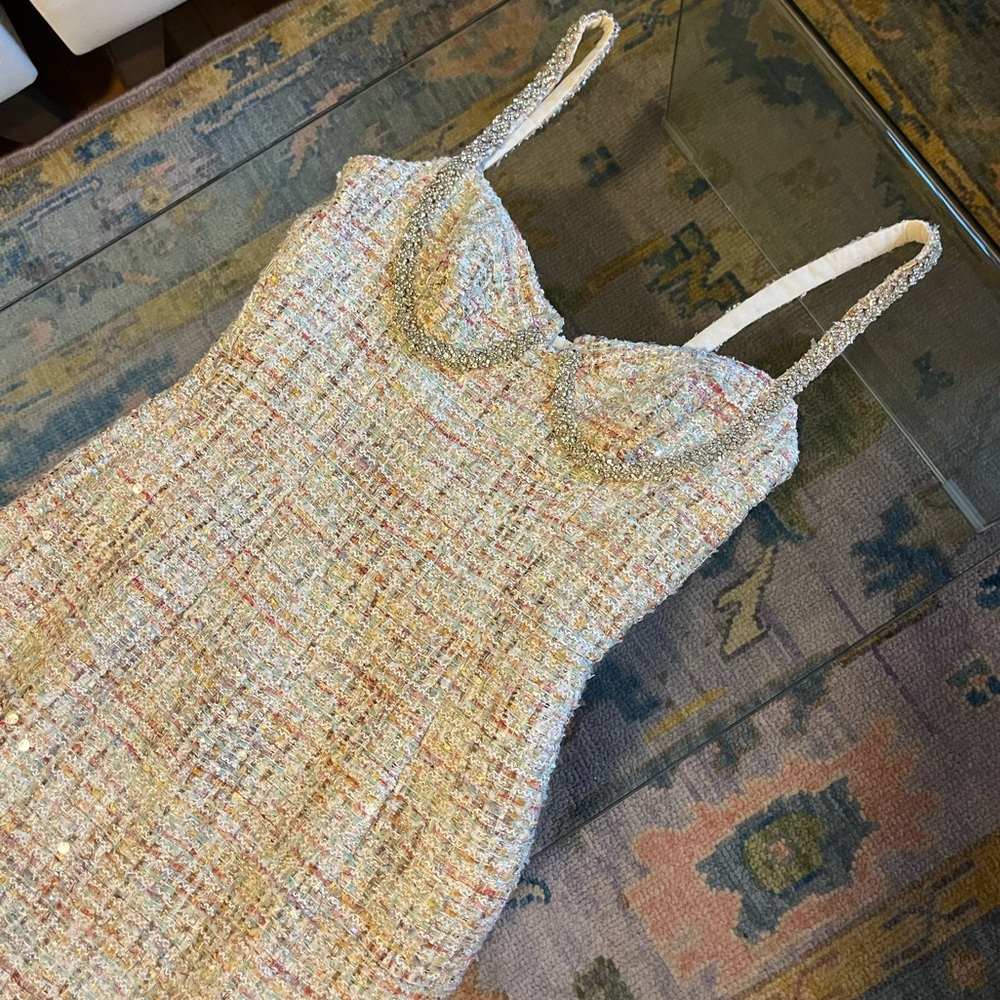 Self Portrait Never Worn Elegant Tweed Dress